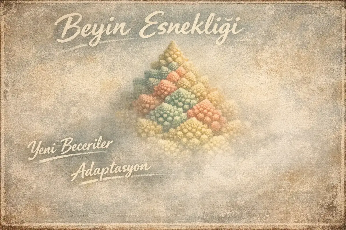 Liderlikte nöroplastisiteyi temsil eden beyin bağlantıları görseli